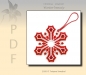 Preview: Tutorial Christmas ornament "Winter beauty"